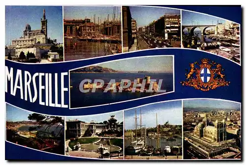 Cartes postales moderne Le Carrefour du Monde Marseille