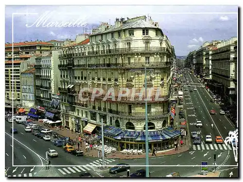 Moderne Karte La Provence et ses Charmes Marseille rue de la republique et quai du Port