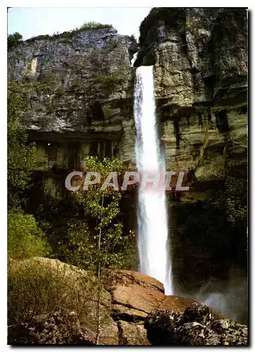 Moderne Karte Le Valromey Touristique Ain Cours du Saran cascade de Cerveyrieu Environs de Champagne en Valrom