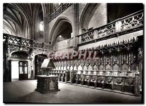 Cartes postales moderne Bourg en Bresse Ain Eglise de Brou debut XVI S les Stalles Cote Nord