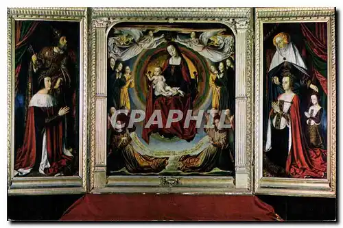 Cartes postales moderne Cathedrale de Moulins Allier le Triptyque du maitre de Moulins