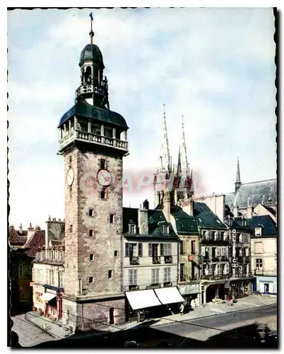Moderne Karte Moulins Allier Jacquemart et les fleches de la Cathedrale
