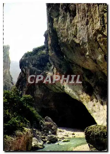 Moderne Karte Gorges du Verdon B Alpes Par les tunnels TCF