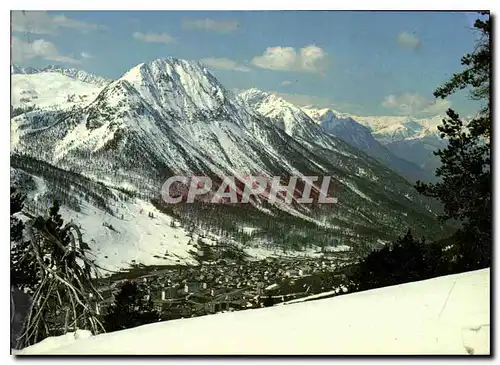 Cartes postales moderne Montgenevre Hautes Alpes France Porte sud de la voie lactee Gronde Galaxie vue generale le janus