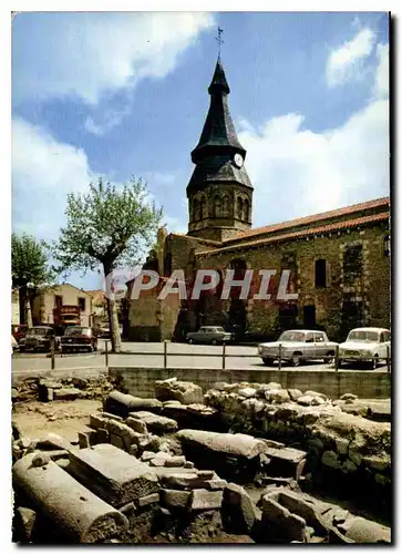 Cartes postales moderne Neris les Bains Allier l'Eglise et la Necropole merovingienne