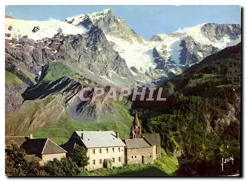 Moderne Karte Village de la Grave au pied de la Meije Hautes Alpes