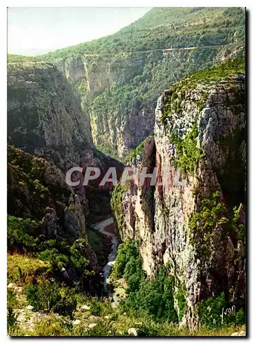 Cartes postales moderne Couleurs et lumiere e France Grand Canon du Verdon B A Belvedere du Maugue nouvelle route