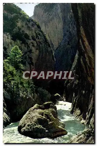 Moderne Karte Gorges du Verdon B Alpes L'Entree sous le Point Sublime