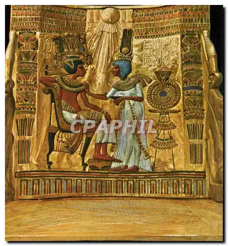 Cartes postales moderne Scene charmante sur le trone du roi