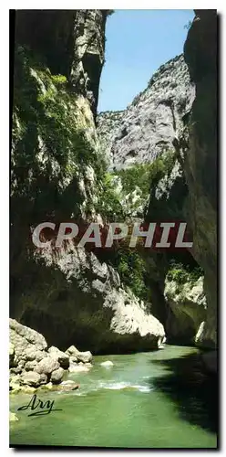 Cartes postales moderne Les Gorges pittoresque du Verdon au fond des Gorges l'entree des Balingurs