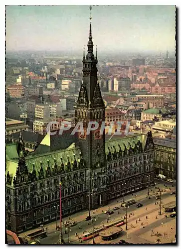 Moderne Karte Hamburg Rathaus