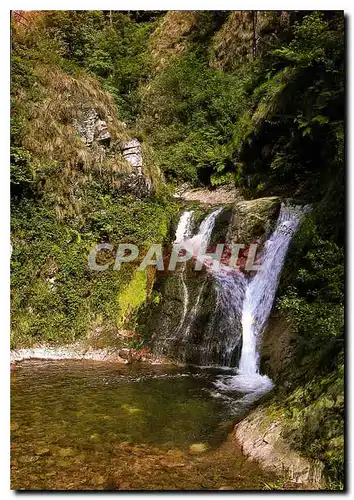 Moderne Karte Allerheiligen im Schwarzwald Butten Wasserfalle Oppenau