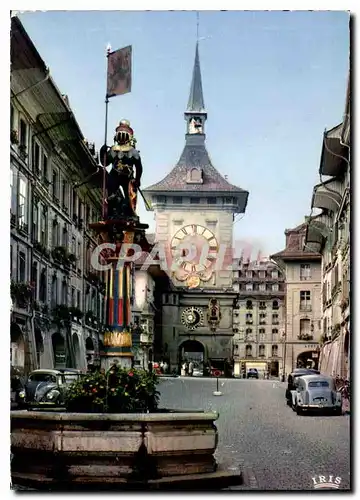 Moderne Karte Bern Zytglogge la tour de l'Horloge