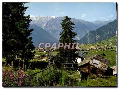 Moderne Karte Verbier Valais Suisse