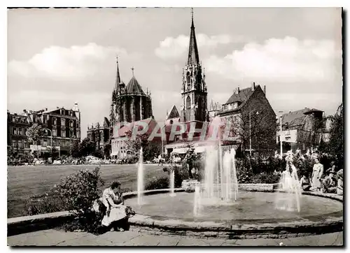 Moderne Karte Bad Aachen Am Elisenbrunnen