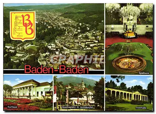 Cartes postales moderne Baden Baden