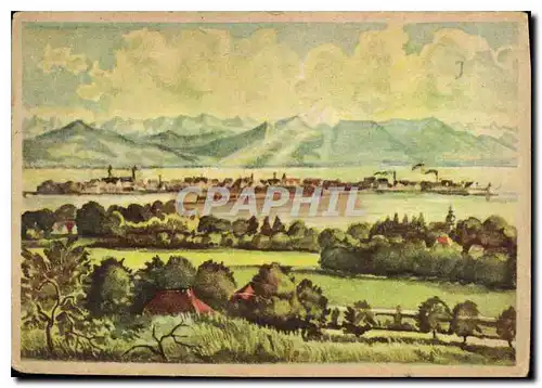 Cartes postales moderne Gebhard Braun Badenseelandschaft bei Lindau
