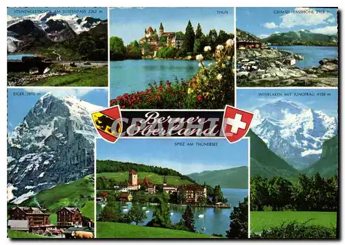 Cartes postales moderne Berner Oberland