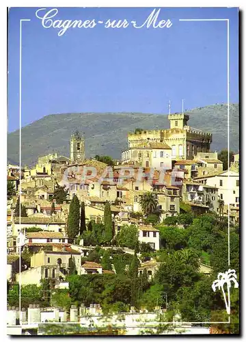 Moderne Karte La Cote d'Azur Inoubliable French Riviera Cagnes sur Mer A M vue generale