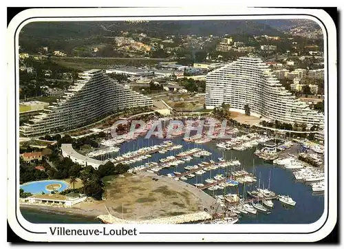 Cartes postales moderne Reflets de la Cote d'Azur Villeneuve Loubet vue generale