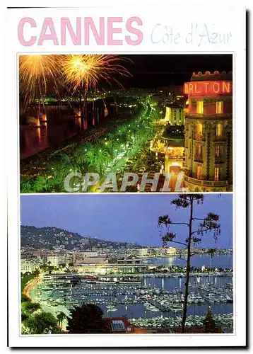 Cartes postales moderne Cote d'Azur French Riviera Cannes Alpes Maritimes