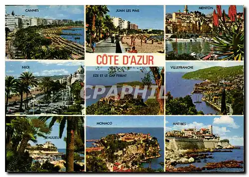 Cartes postales moderne Cote d'Azur