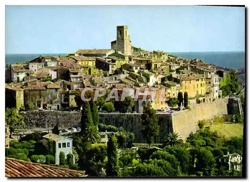 Moderne Karte Couleurs et lumiere de France la Cote d'Azur miracle de la nature Saint Paul de Vence Alpes Mari