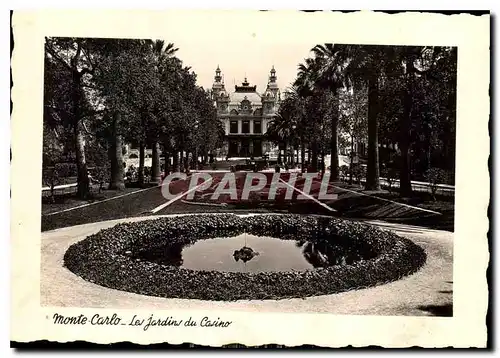 Cartes postales moderne Monte Carlo Les Jardins du Casino