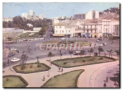 Moderne Karte Couleurs et lumieres d'Algerie Annaba Rond point Ancene Ennouri