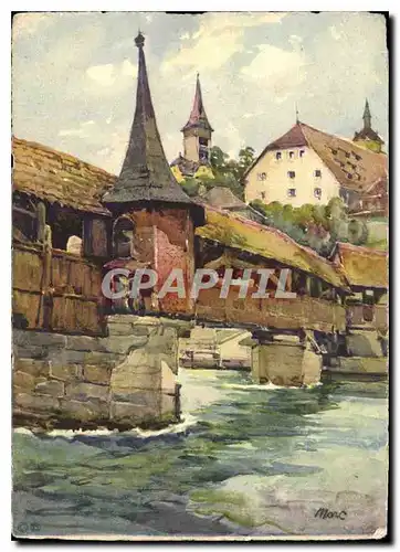 Cartes postales moderne Luzern Spreuorbrucke