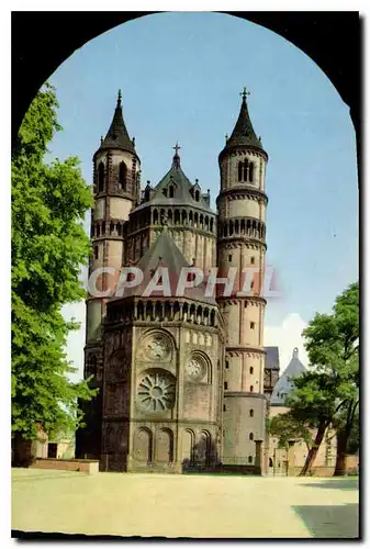 Cartes postales moderne Nibetungenstadt Worms am Rhein Dom Westchor