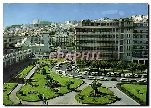 Moderne Karte Alger Place des Martyrs