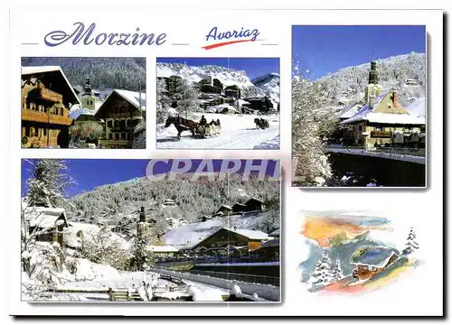 Cartes postales moderne Les Portes du Soleil Morzine Hte Savoie