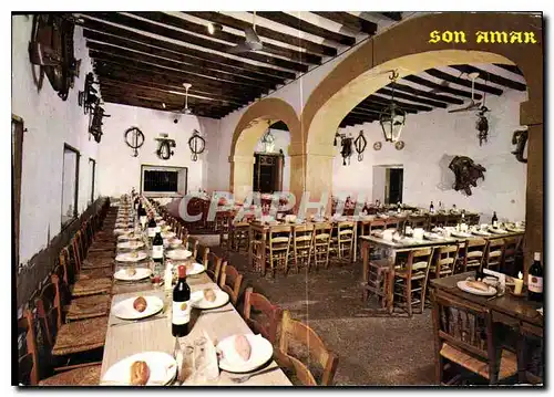 Cartes postales moderne Predio Son Amar Barbecue View of the dining room number one