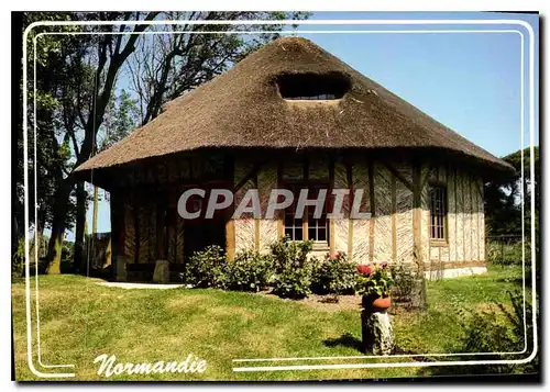 Cartes postales moderne Regard sur la Normandie France Une chaumiere