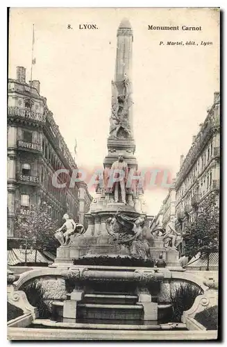 Cartes postales Lyon Monument Carnot
