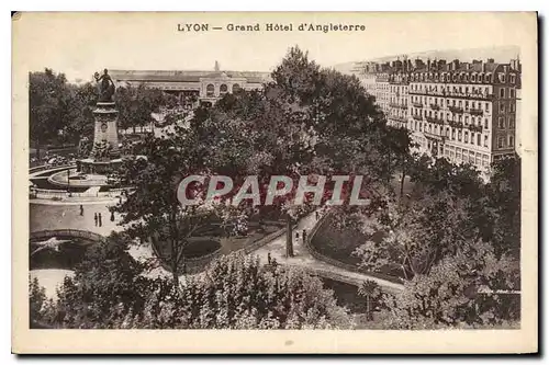 Cartes postales Lyon Grand Hotel d'Angleterre