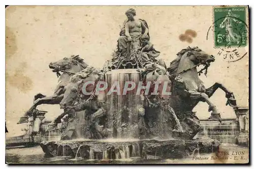 Cartes postales Lyon Fontaine Bartoldi