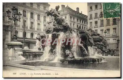 Ansichtskarte AK Lyon la Fontaine Bartholdi