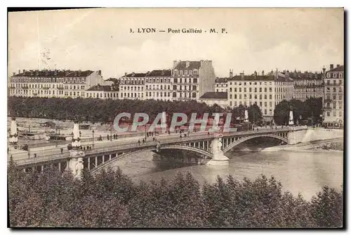 Ansichtskarte AK Lyon Pont Gallieni