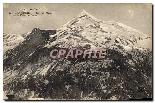 Cartes postales Gavarnie le Pic Mene et le Pain de sucre