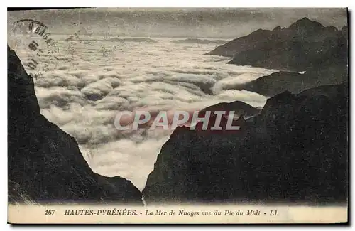 Ansichtskarte AK Hautes Pyrenees la Mer de Nuages vue du Pic du Midi