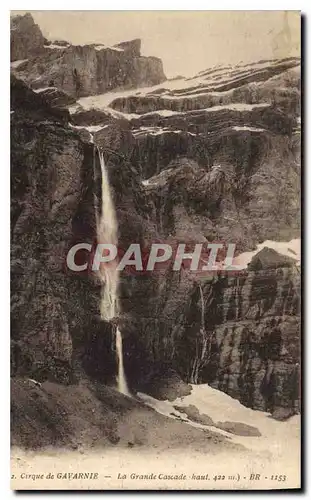 Cartes postales Cirque de Gavarnie La Grande Cascade