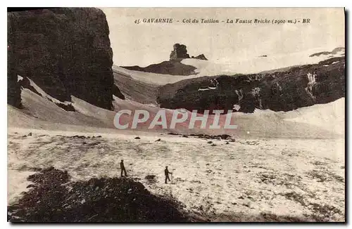 Ansichtskarte AK Gavarnie Col du Taillon la Fausse Breche