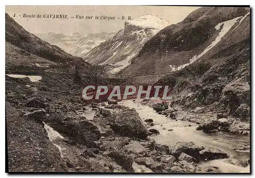 Ansichtskarte AK Route de Gavarnie Vue sur le Cirque