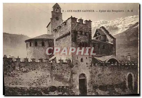 Cartes postales Luz Saint Sauveur Eglise des Templiers