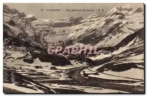 Cartes postales Gavarnie Vue generale du Cirque