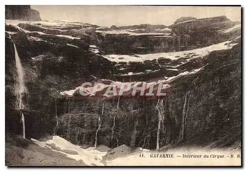 Cartes postales Gavarnie Interieur du Cirque