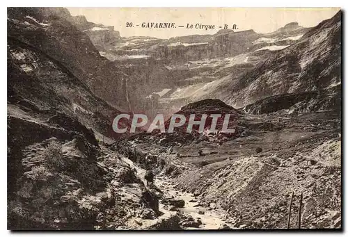 Cartes postales Gavarnie Le Cirque