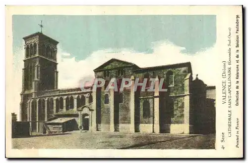 Cartes postales Valence Drome Cathedrale Saint Apollinaire Ensemble Sud Ouest